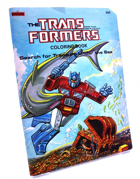 The Transformers Coloring Book (Ausmalbuch): Search for treasure under the sea